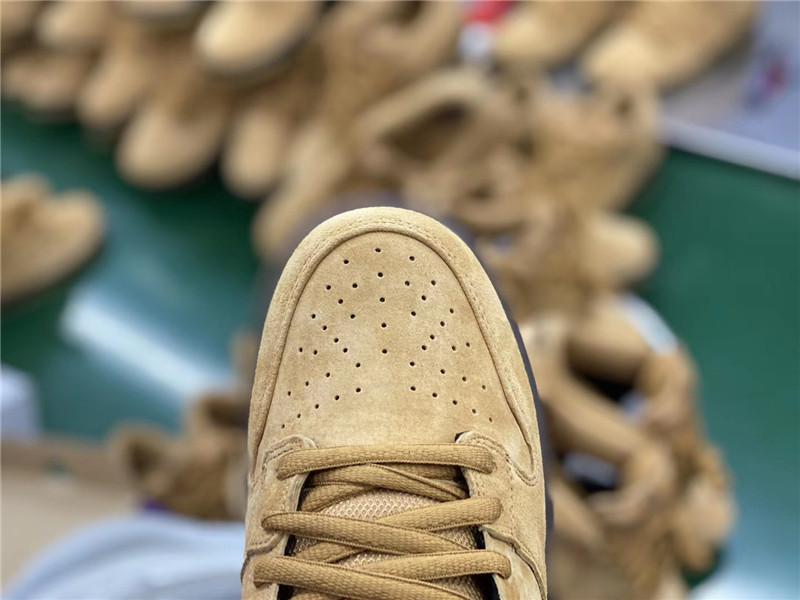 Pk God Sb dunk low wheat mocha retail materials ready to ship